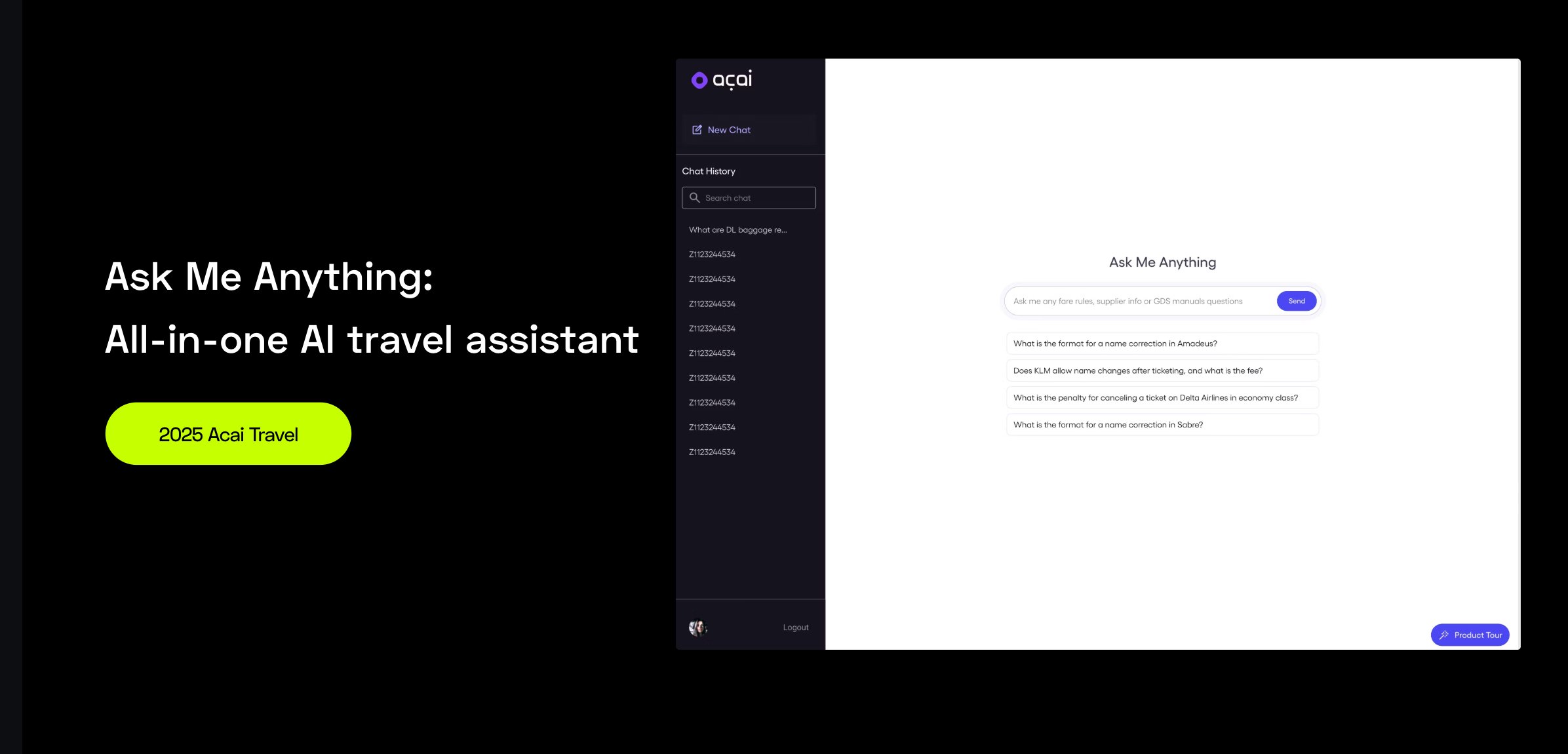 AMA – Agentic Agent for Travel